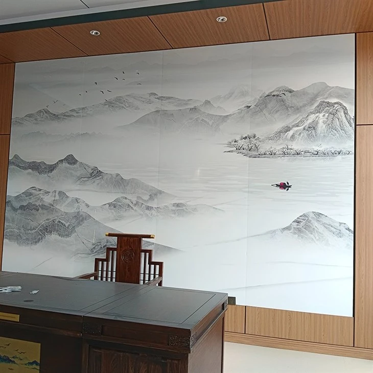 Pvc Marble Sheet For Interior Wall Decoration