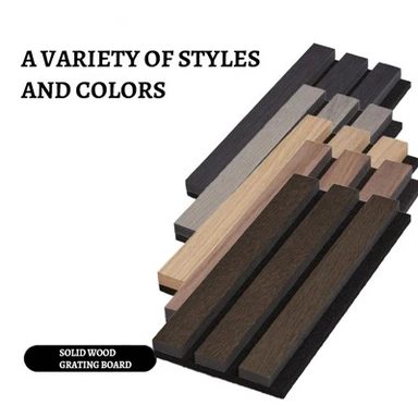 Pannello a parete scanalato per isolamento acustico